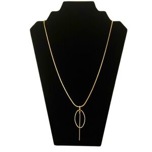 Thalia Sodi Gold-Toned Necklace with Oval Pendant